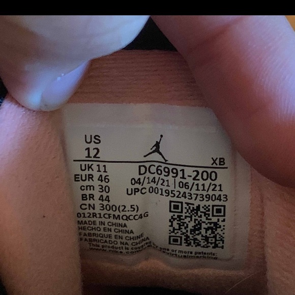 Nike Air Jordan 1 Low Mocha Light Chocolate Crimson Men Size 12 DC6991-200 - Picture 6 of 6